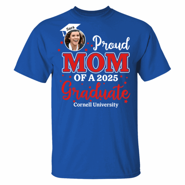Proud Mom Custom Photo Graduation Shirts For Family - Image 5