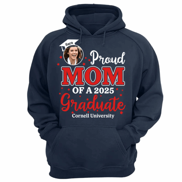 Proud Mom Custom Photo Graduation Shirts For Family - Image 12