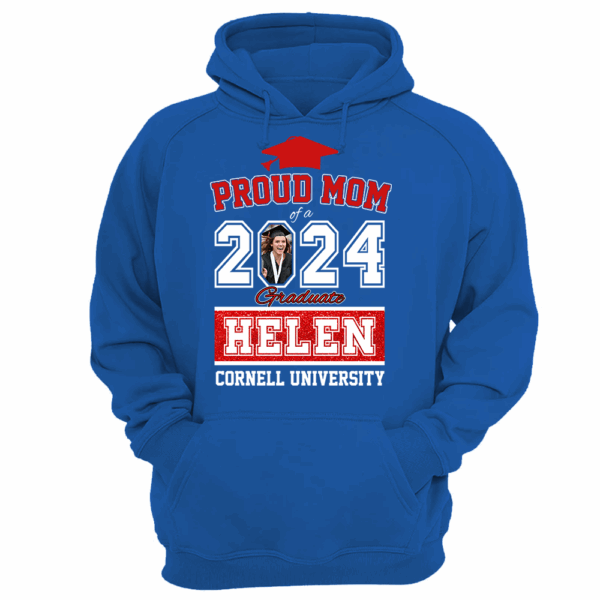 Proud Mom of a 2024 Graduate Shirt, Custom Photo For Family - Image 11