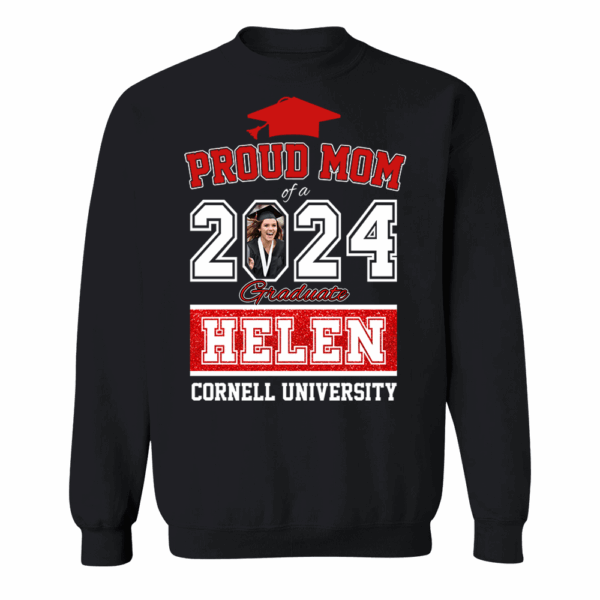 Proud Mom of a 2024 Graduate Shirt, Custom Photo For Family - Image 6