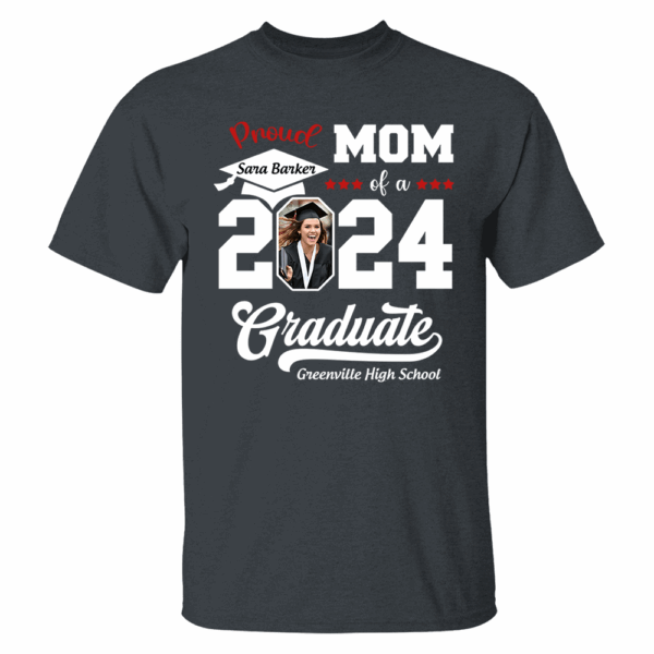 Proud of a 2024 Graduate Shirt, Custom Photo For Family - Image 8