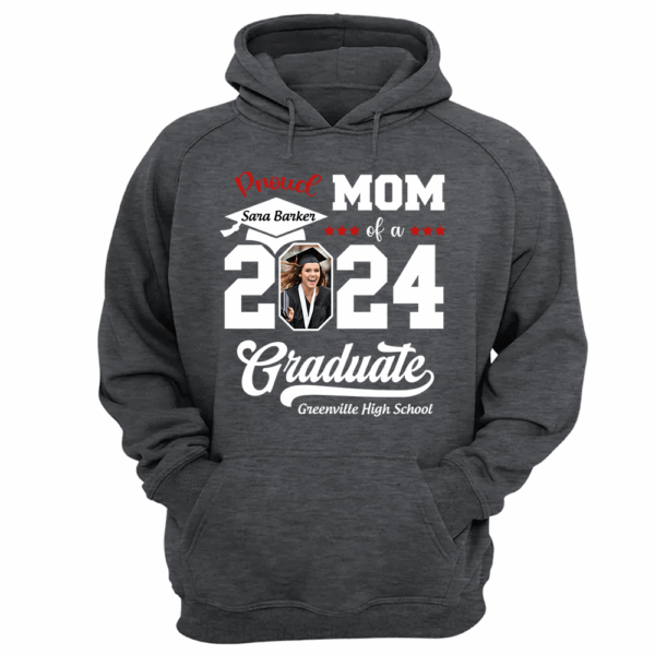 Proud of a 2024 Graduate Shirt, Custom Photo For Family - Image 10