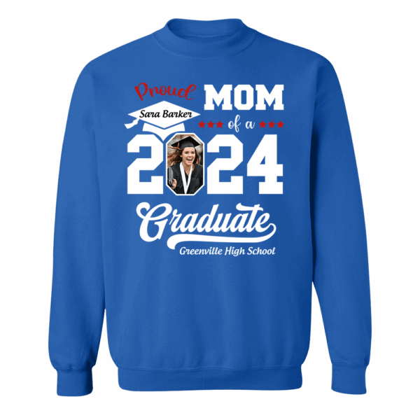Proud of a 2024 Graduate Shirt, Custom Photo For Family - Image 6