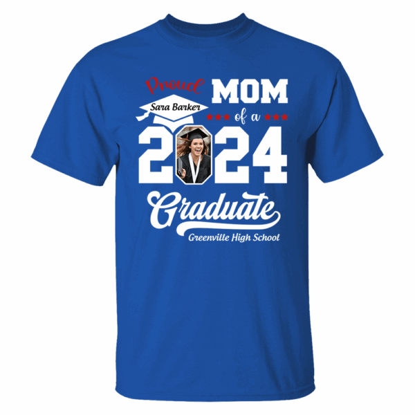 Proud of a 2024 Graduate Shirt, Custom Photo For Family - Image 5