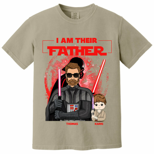 Retro I Am Their Father Custom Shirt For Dad - Father's Day Gift - Image 12