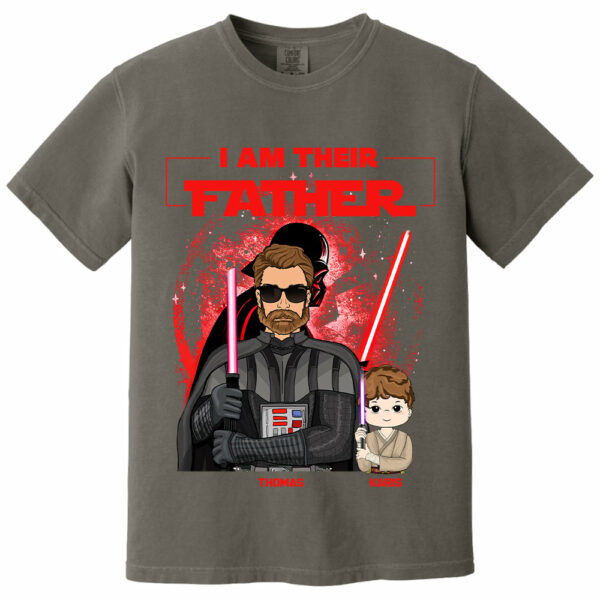 Retro I Am Their Father Custom Shirt For Dad - Father's Day Gift - Image 10