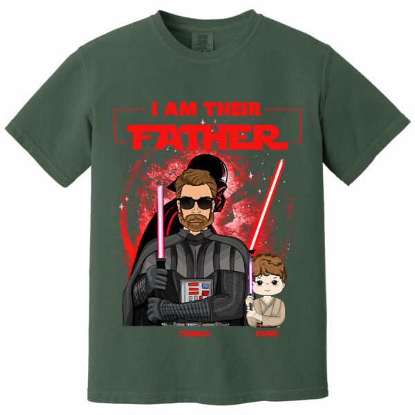 Retro I Am Their Father Custom Shirt For Dad - Father's Day Gift - Image 9