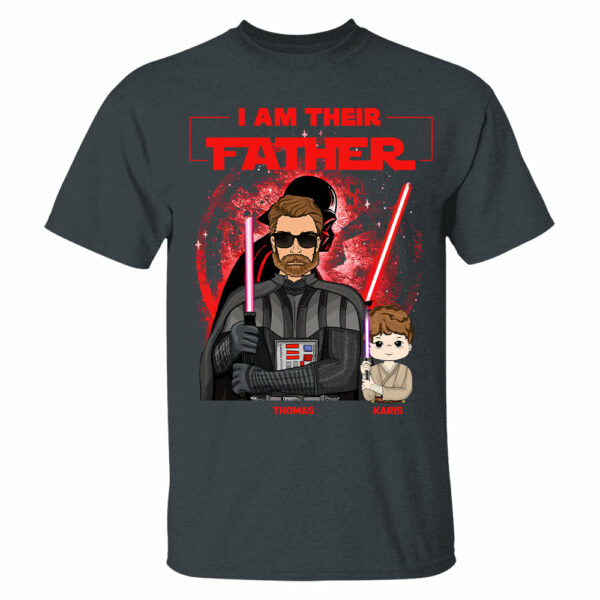 Retro I Am Their Father Custom Shirt For Dad - Father's Day Gift - Image 4