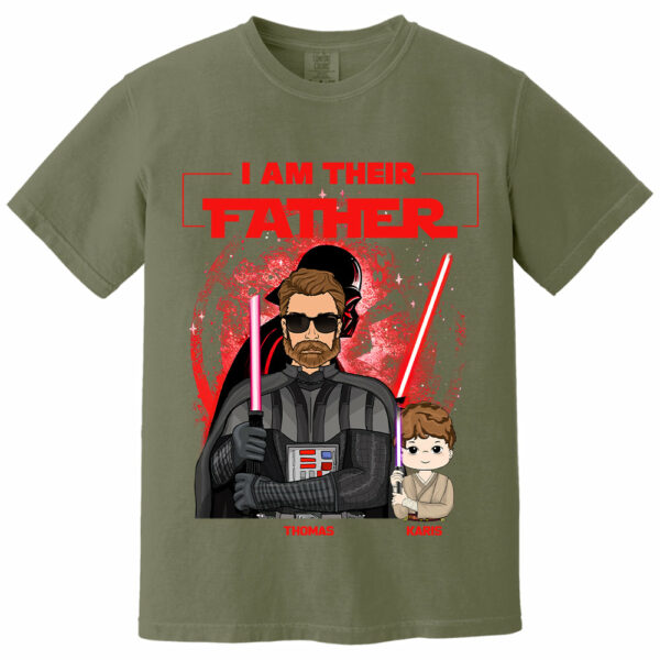 Retro I Am Their Father Custom Shirt For Dad - Father's Day Gift - Image 11