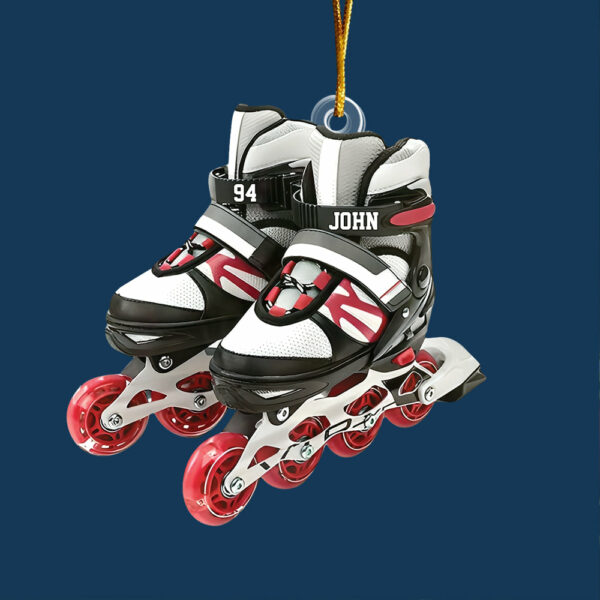Roller Skate Personalized Acrylic Christmas Ornament, Gift For Roller Skate Lovers - Image 5