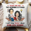 Roses Are Red, The Morning Is Foggy - Couple Personalized Custom Pillow - Christmas Gift For Husband Wife, Anniversary