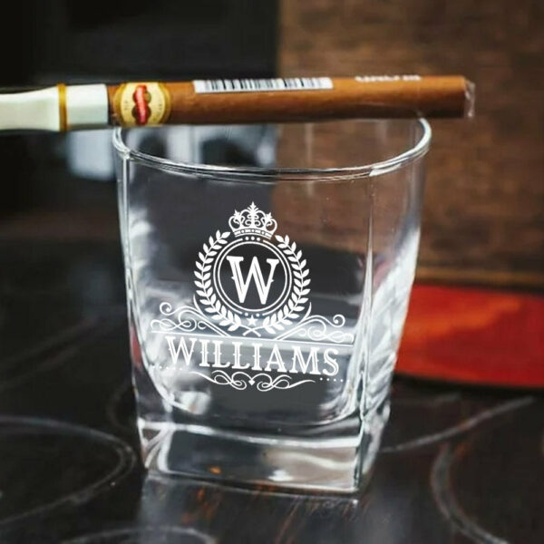 Royal Vintage Luxury Decanter Set Custom Name Whiskey Decanter Gift For Dad Father H2511 - Image 4