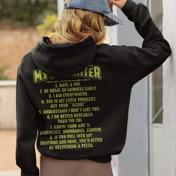 Rules For Dating My Daughter Shirt Perfect Gift For Daughter - Image 2
