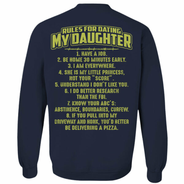 Rules For Dating My Daughter Shirt Perfect Gift For Daughter - Image 11