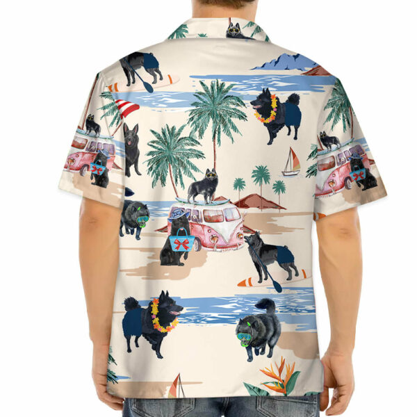 Schipperke Summer Beach Hawaiian Shirt, Hawaiian Shirts For Men Women Short Sleeve Aloha Beach Shirt - Image 4