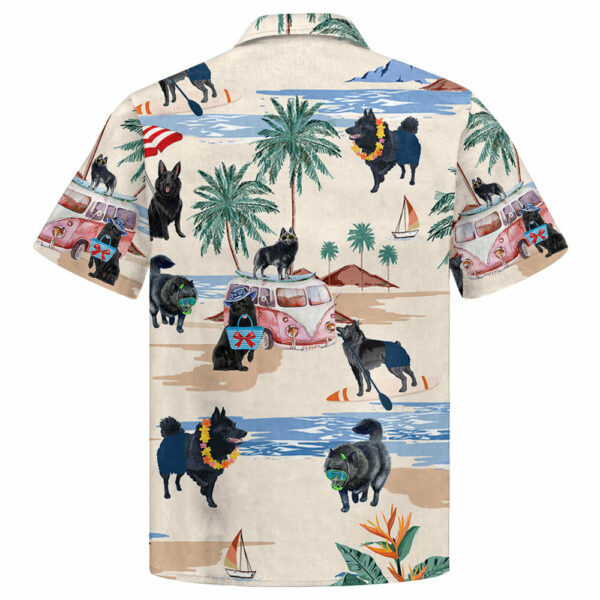 Schipperke Summer Beach Hawaiian Shirt, Hawaiian Shirts For Men Women Short Sleeve Aloha Beach Shirt - Image 2