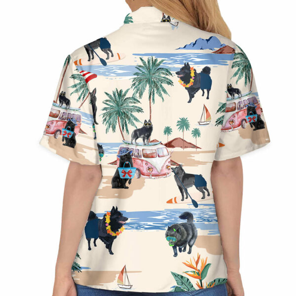 Schipperke Summer Beach Hawaiian Shirt, Hawaiian Shirts For Men Women Short Sleeve Aloha Beach Shirt - Image 6