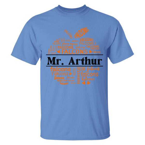 School Mascot Apple Shape Personalized Shirt Custom Gift For Teacher - Image 4
