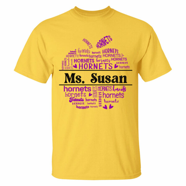School Mascot Apple Shape Personalized Shirt Custom Gift For Teacher - Image 7