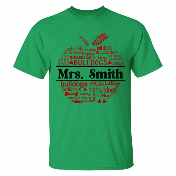 School Mascot Apple Shape Personalized Shirt Custom Gift For Teacher - Image 10