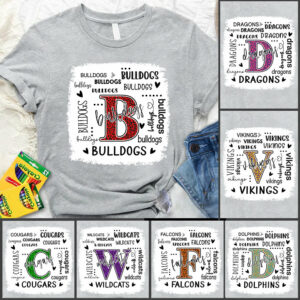 School Mascot Personalized Shirt School Spirits Gift For Teacher