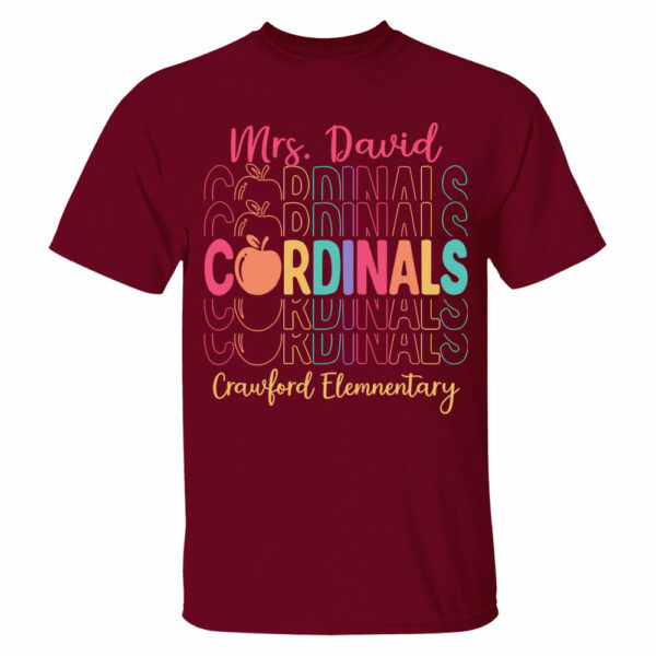 School Mascot Shirt Personalized School Spirit Gift For Teacher - Image 8
