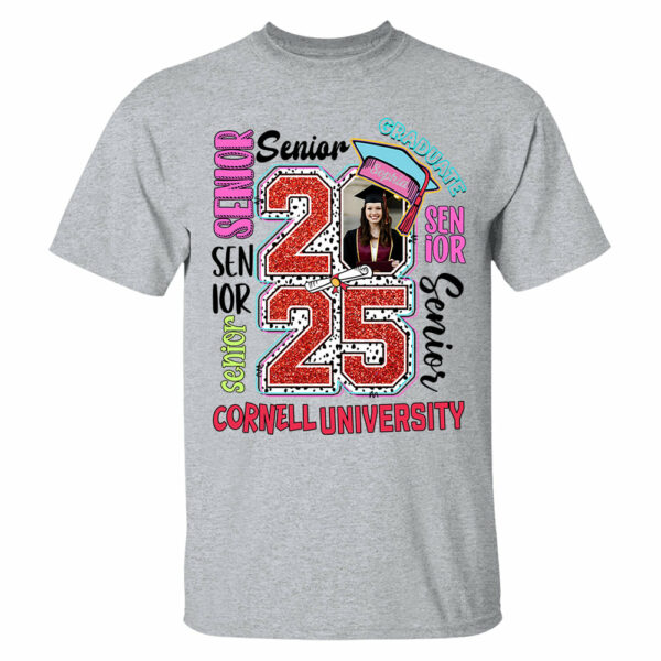Senior 2025 Graduate, Retro Graduation Shirt - YN2103 - Image 5
