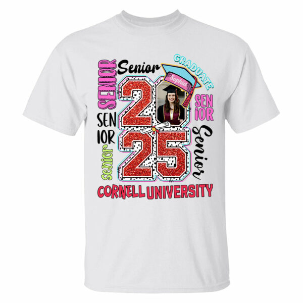 Senior 2025 Graduate, Retro Graduation Shirt - YN2103 - Image 2
