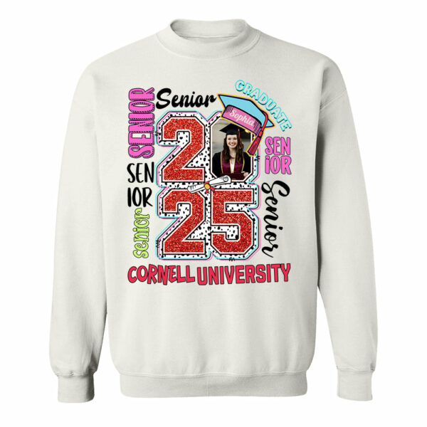 Senior 2025 Graduate, Retro Graduation Shirt - YN2103 - Image 3