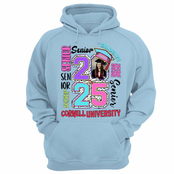Senior 2025 Graduate, Retro Graduation Shirt vr2 - YN2103 - Image 10