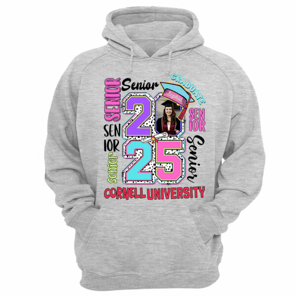 Senior 2025 Graduate, Retro Graduation Shirt vr2 - YN2103 - Image 7