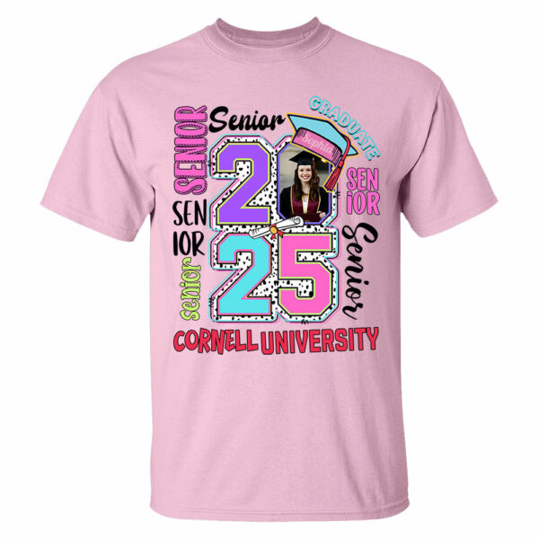 Senior 2025 Graduate, Retro Graduation Shirt vr2 - YN2103 - Image 11