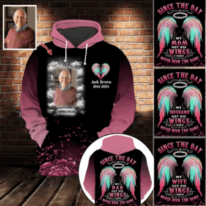Since The Day My Loved ones Got The Wings - Personalized Photo Memorial Shirt