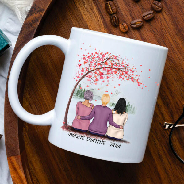 Sisters Do Not Let Sisters Fight Cancer Alone Custom Mug For Helping Raise Awareness Of Breast Cancer Support Breast Cancer - Image 2