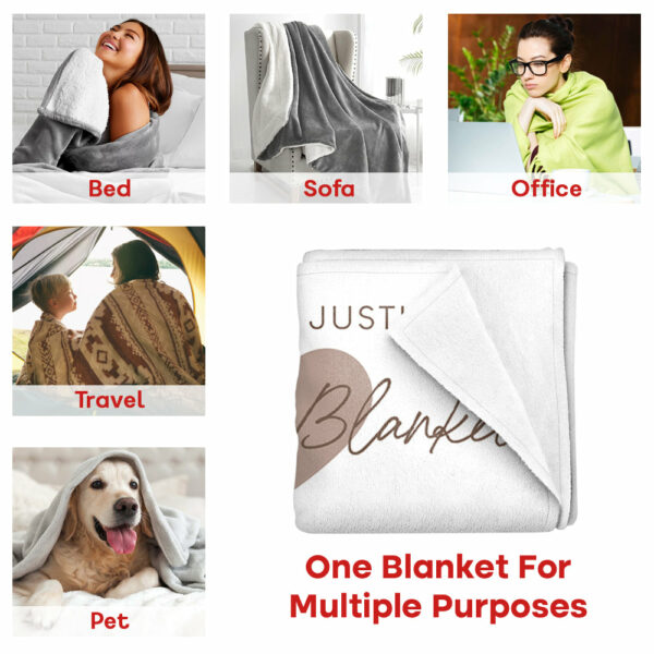 Snuggle Together - Personalized Blanket For Couple - Image 3