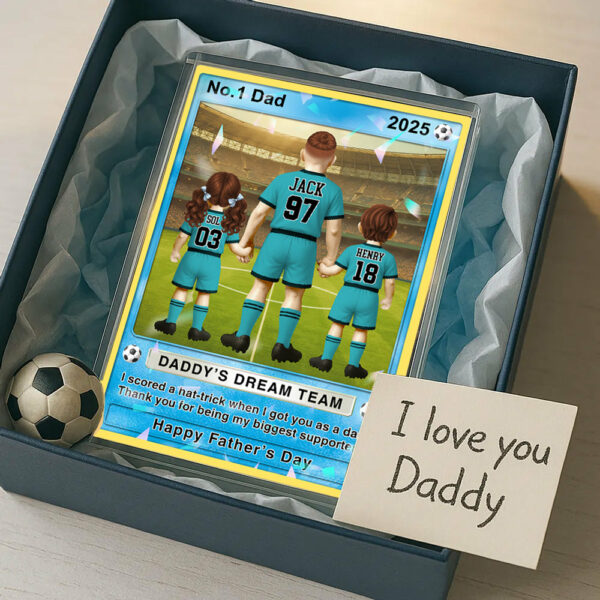 Soccer Dad - Personalized Acrylic Block Plaque For Soccer Dad Husband Grandpa NA04 - Image 6