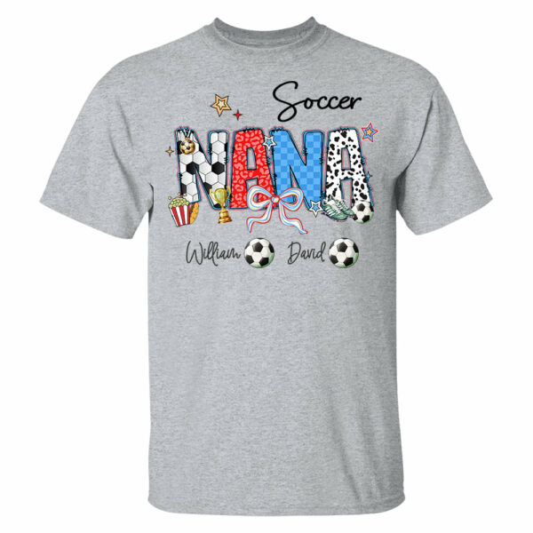 Soccer Mama - Personalized Shirt Gift For Grandma - Image 11