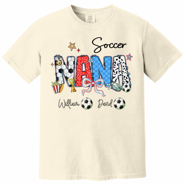 Soccer Mama - Personalized Shirt Gift For Grandma - Image 2