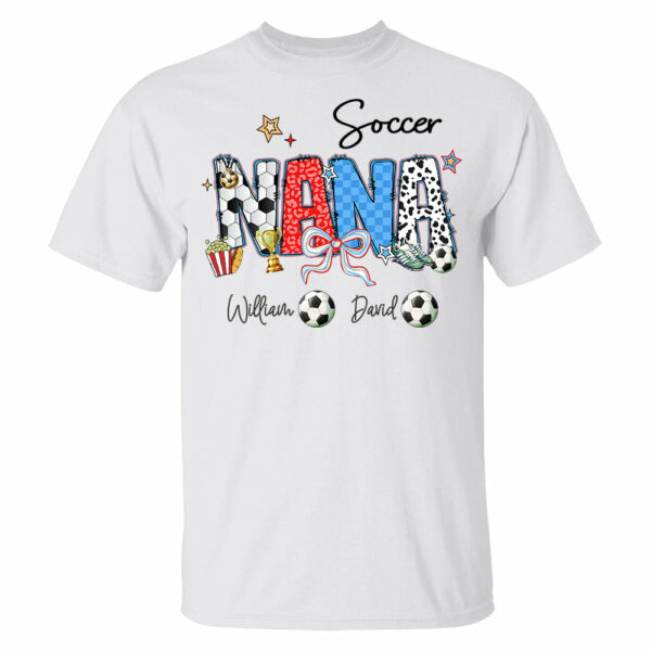 Soccer Mama - Personalized Shirt Gift For Grandma - Image 9