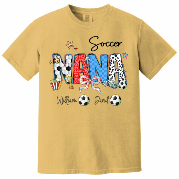 Soccer Mama - Personalized Shirt Gift For Grandma - Image 4