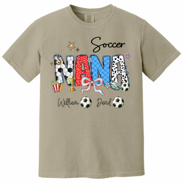 Soccer Mama - Personalized Shirt Gift For Grandma - Image 8