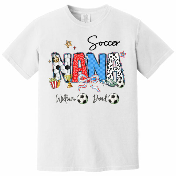 Soccer Mama - Personalized Shirt Gift For Grandma - Image 3