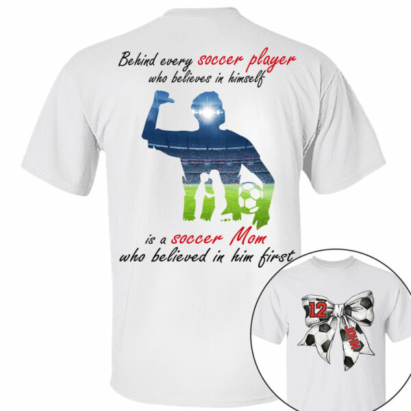 Soccer Mom Shirt, Personalized Soccer Shirt, Gift For Soccer Lover A2110 - Image 2