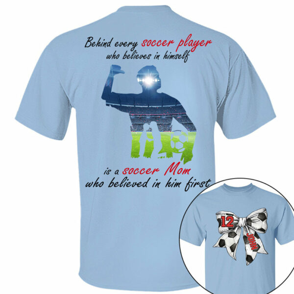 Soccer Mom Shirt, Personalized Soccer Shirt, Gift For Soccer Lover A2110 - Image 5