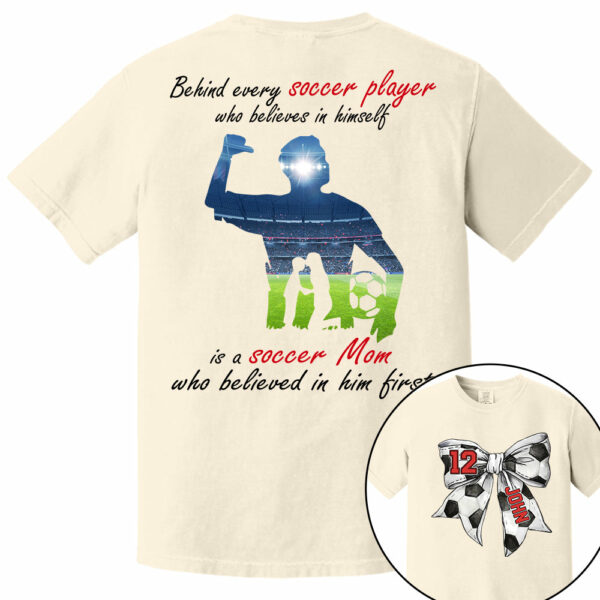 Soccer Mom Shirt, Personalized Soccer Shirt, Gift For Soccer Lover A2110 - Image 7