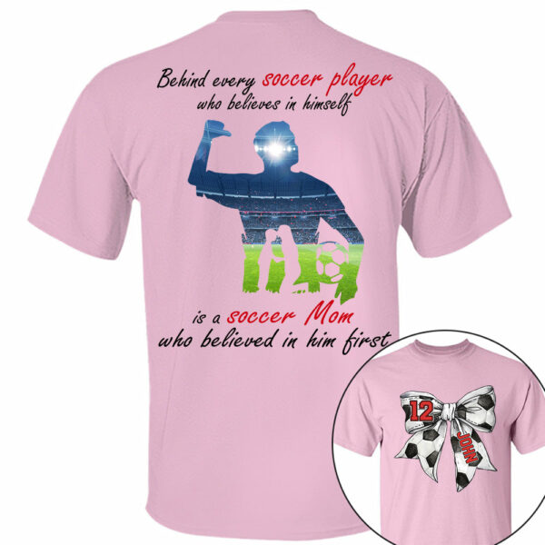 Soccer Mom Shirt, Personalized Soccer Shirt, Gift For Soccer Lover A2110 - Image 4
