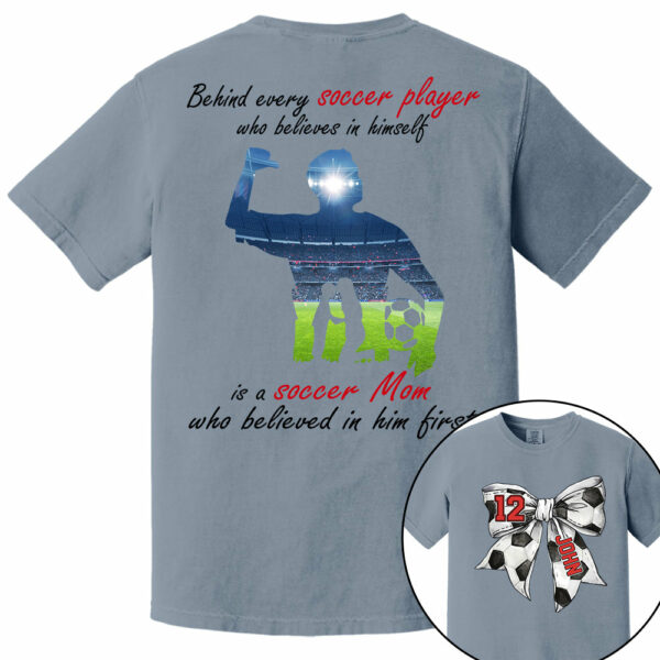 Soccer Mom Shirt, Personalized Soccer Shirt, Gift For Soccer Lover A2110 - Image 9