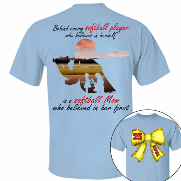Softball Mom Shirt, Personalized Softball Shirt, Gift For Softball Lover A2110 - Image 5