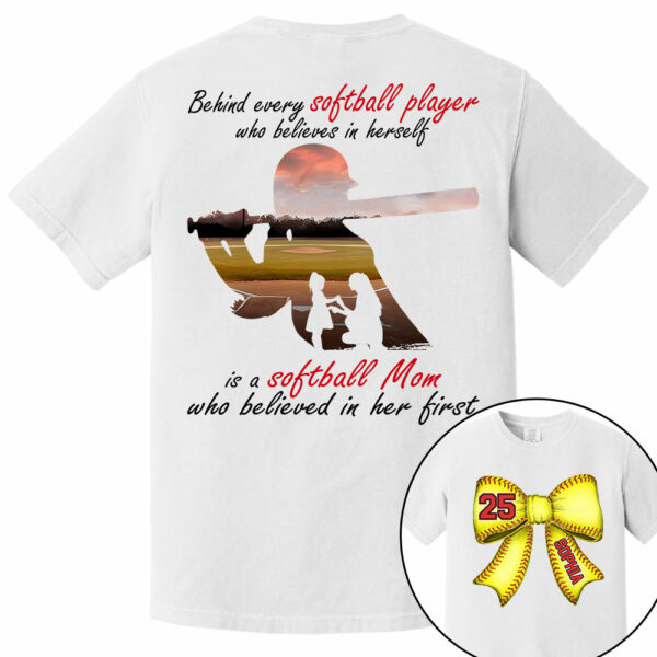 Softball Mom Shirt, Personalized Softball Shirt, Gift For Softball Lover A2110 - Image 6