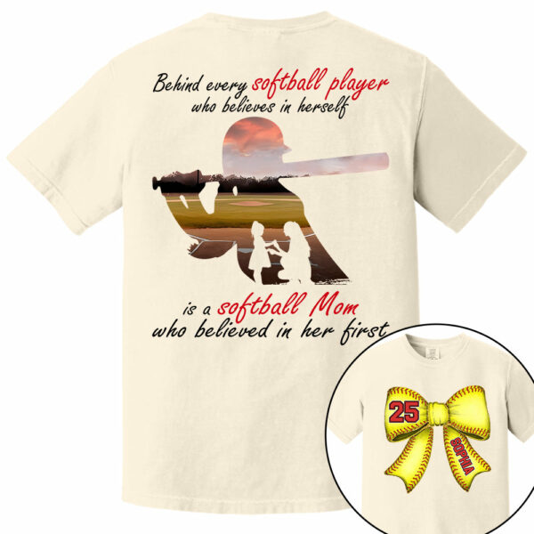 Softball Mom Shirt, Personalized Softball Shirt, Gift For Softball Lover A2110 - Image 7